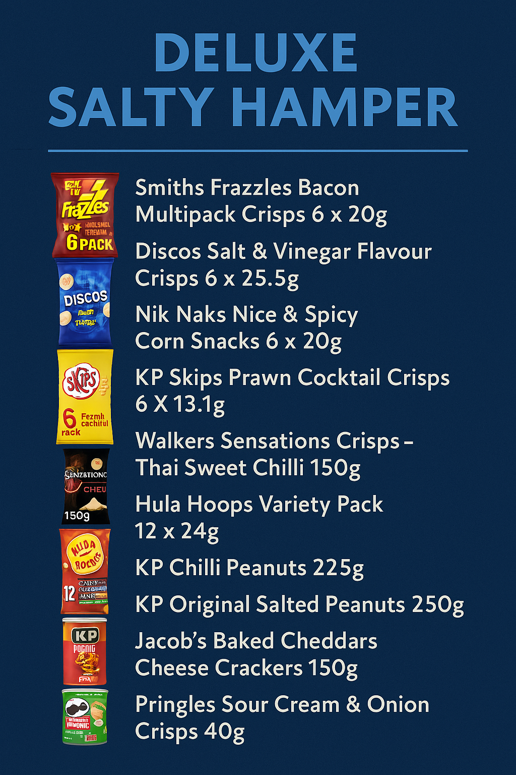 The Goodwill Deluxe Salty Food Hamper